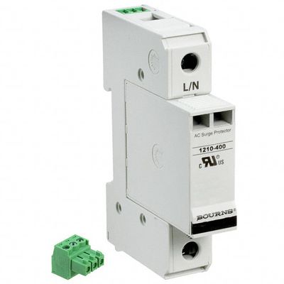 کار سنگین 1210-1S-400 AC Suppression Surge IC 20 kA Rating DIN Rail Mount